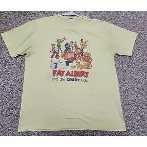 Pacific Fat Albert & The Cosby Kids Rare and Vintage L T-shirt Yellow